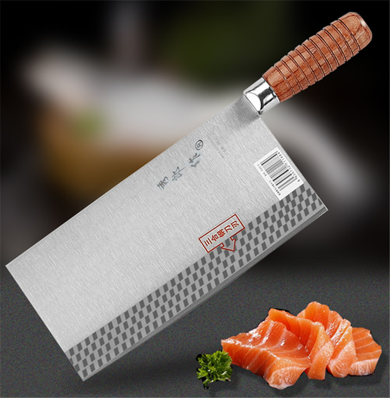 秀郎作切牛肉刀商用厨房刀具切片刀家用不锈钢切菜刀砍斩骨厨师刀