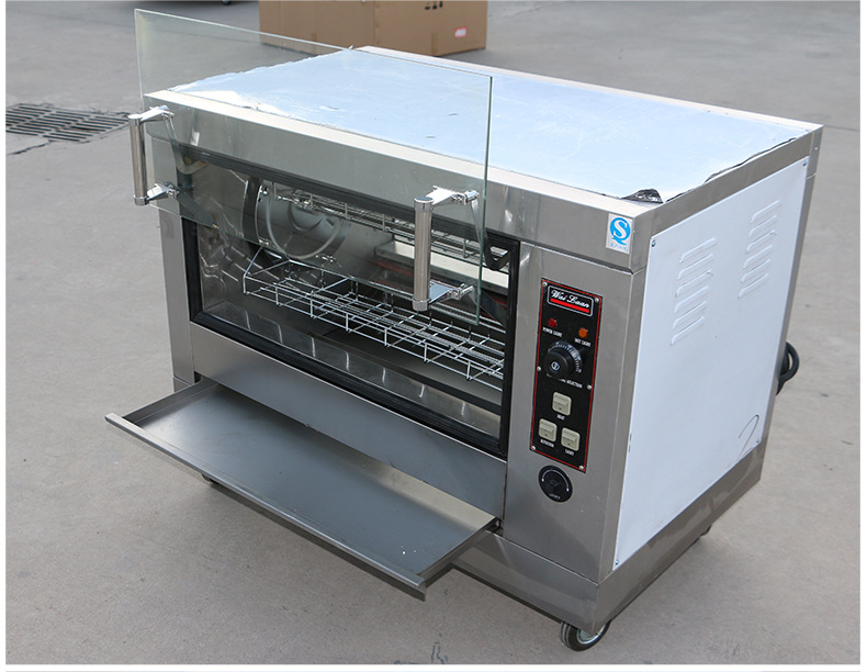 唯利安烤鸡架子旋转商用烤箱燃气电烤鸡架烤箱全自动烤禽乳鸽地瓜