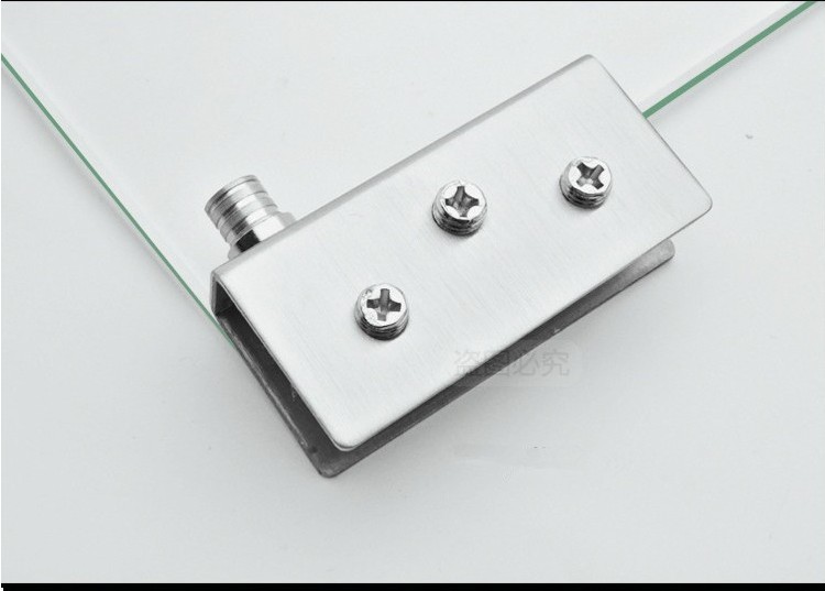 橱柜展示柜门上下夹轴玻璃门轴不锈钢玻璃上下合页柜子门轴小转轴