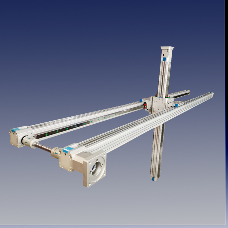 xz轴十字模组 水平升降双导轨直线滑台 往复移栽多点定位喷漆滑台