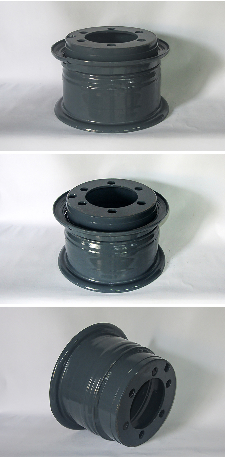 15寸叉车钢圈合力江淮龙工叉车轮辋厂家供应双胎825-15轮毂6.5-15