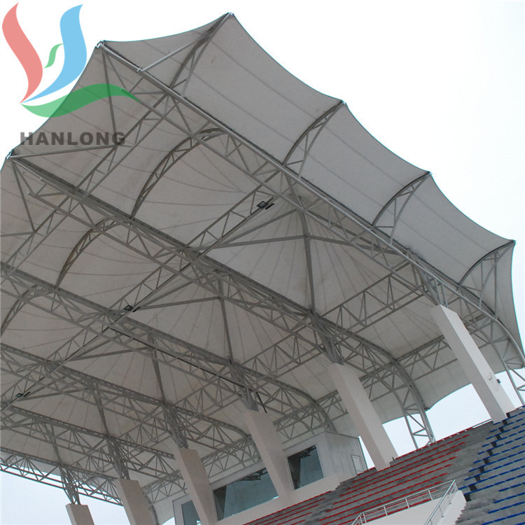 张拉膜布pvc篷布pvdf建筑膜材停车棚膜结构