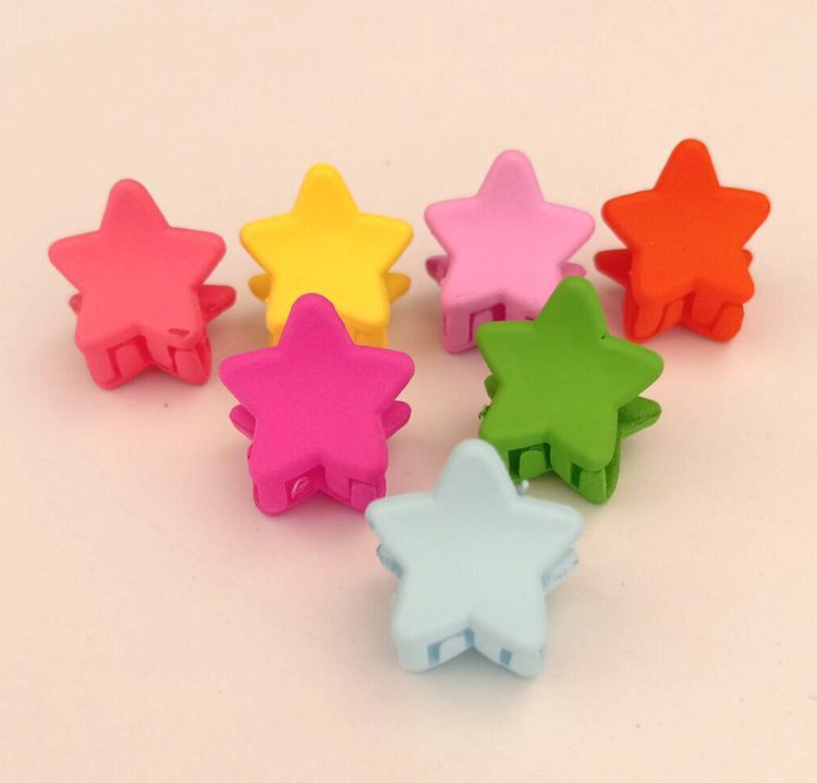 Children's Flower Hair Clip Little Daisy Crown Rabbit Mini Small Hairclip Five-Pointed Star Plum Hairpin Hair Accessories