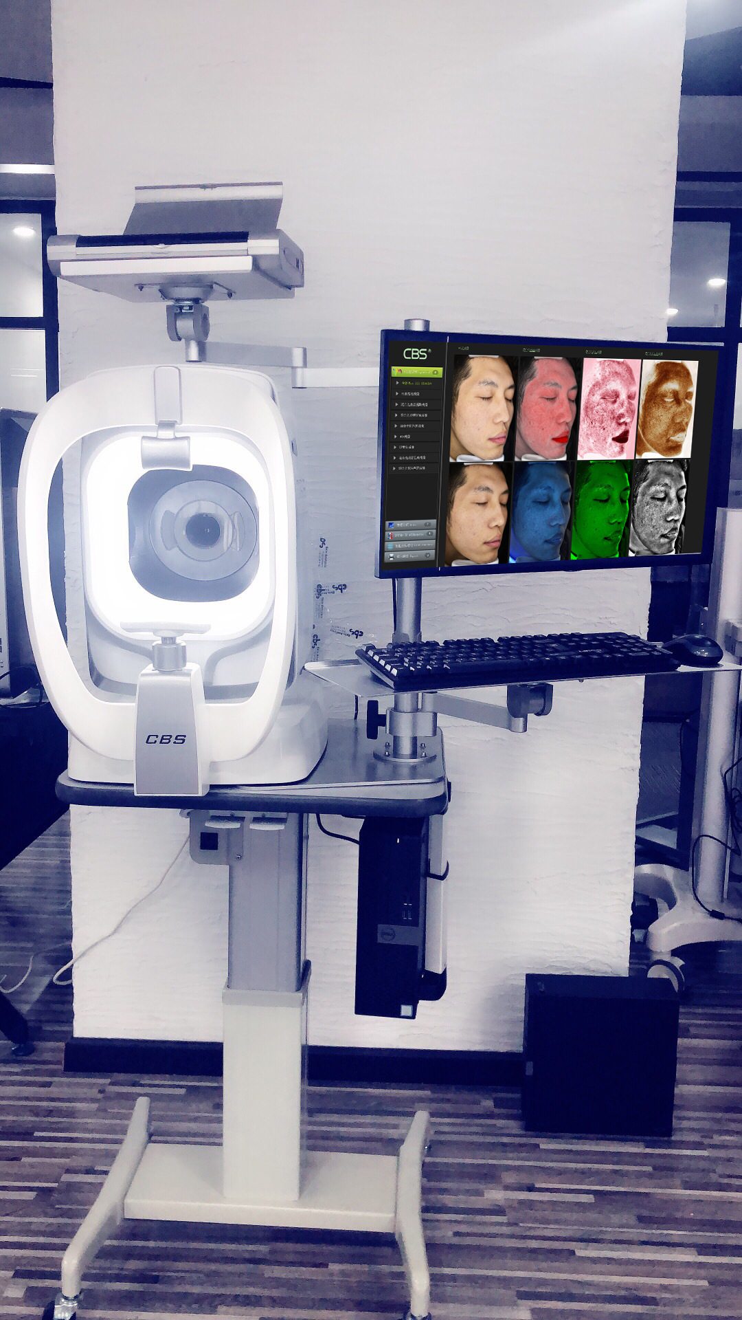 【终身保修】cbs云镜 boxster版 8光谱全脸皮肤检测分析仪 魔镜仪
