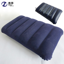 现货加厚材料 单面植绒充气枕 出厂检测 充气旅行枕 充气方形枕
