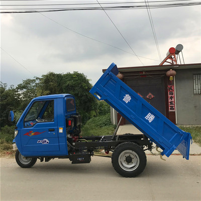 黄冈农用农村拉猪车养殖运输车三轱辘车矿用建筑工地柴油三轮车