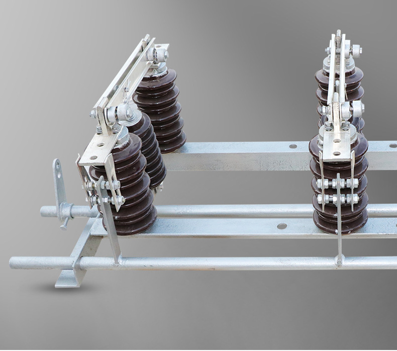 宇捷10kv户外柱上隔离开关gw1-10/630一体式高压立开隔离开关连体