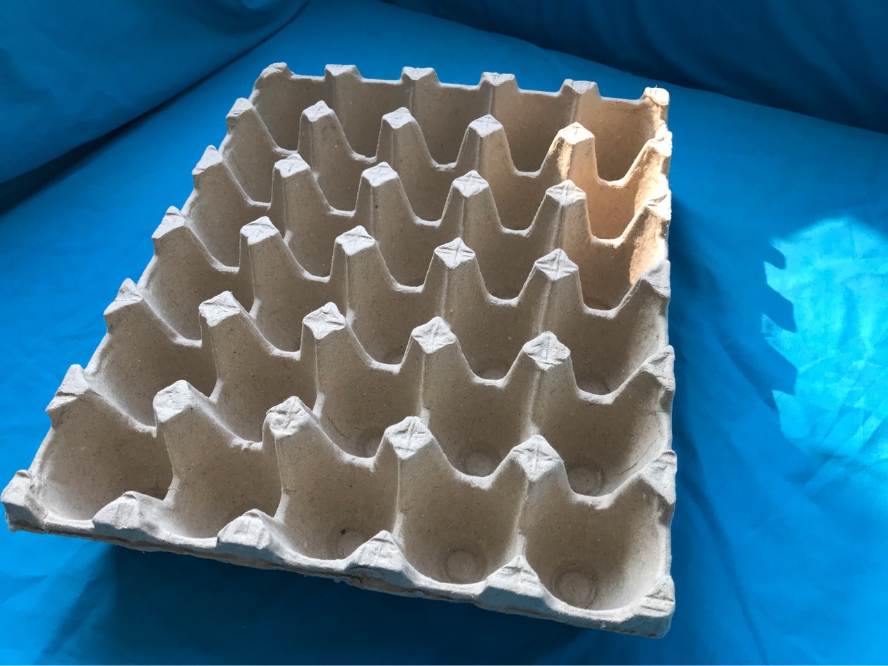 30枚高脚鸡蛋托纸浆模塑鸡蛋包装盒手工创意纸浆鸡蛋托30枚