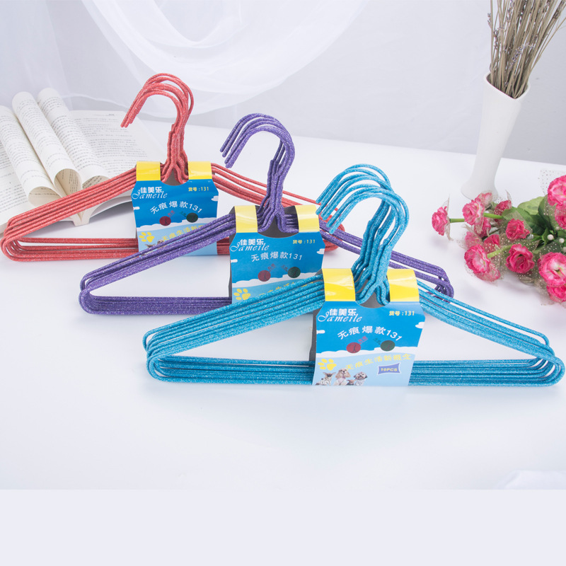 厂家39cm浸塑衣架 晾衣架成人晒衣架家用衣服架日用百货地摊货源