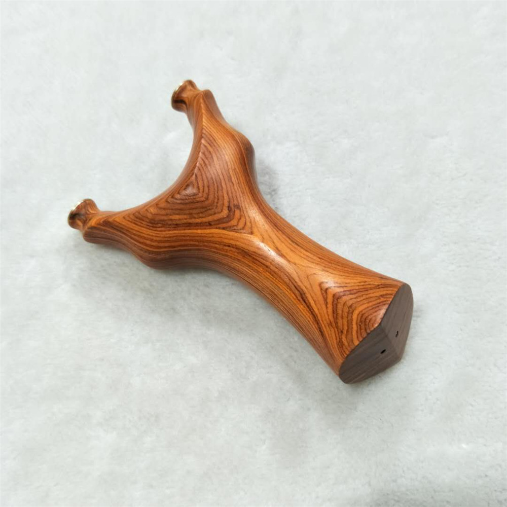 实木科技木天罡弹弓扁皮圆头过顶科技木飞虎科檀龅牙反曲檀木弹弓