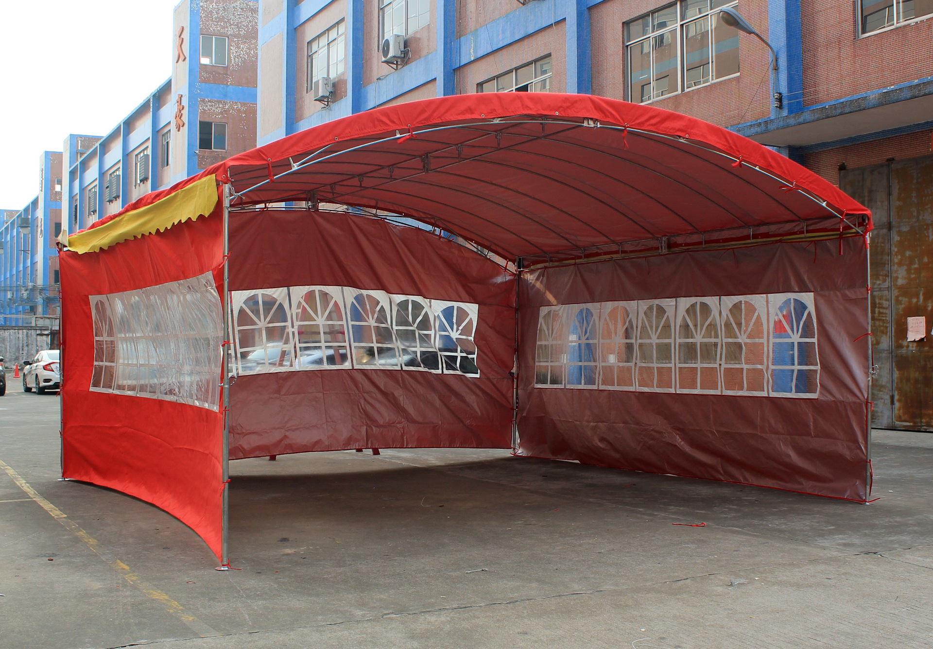 农村流动酒席帐篷 摆台婚庆户外餐饮喜棚 大排档遮阳婚宴红白喜事