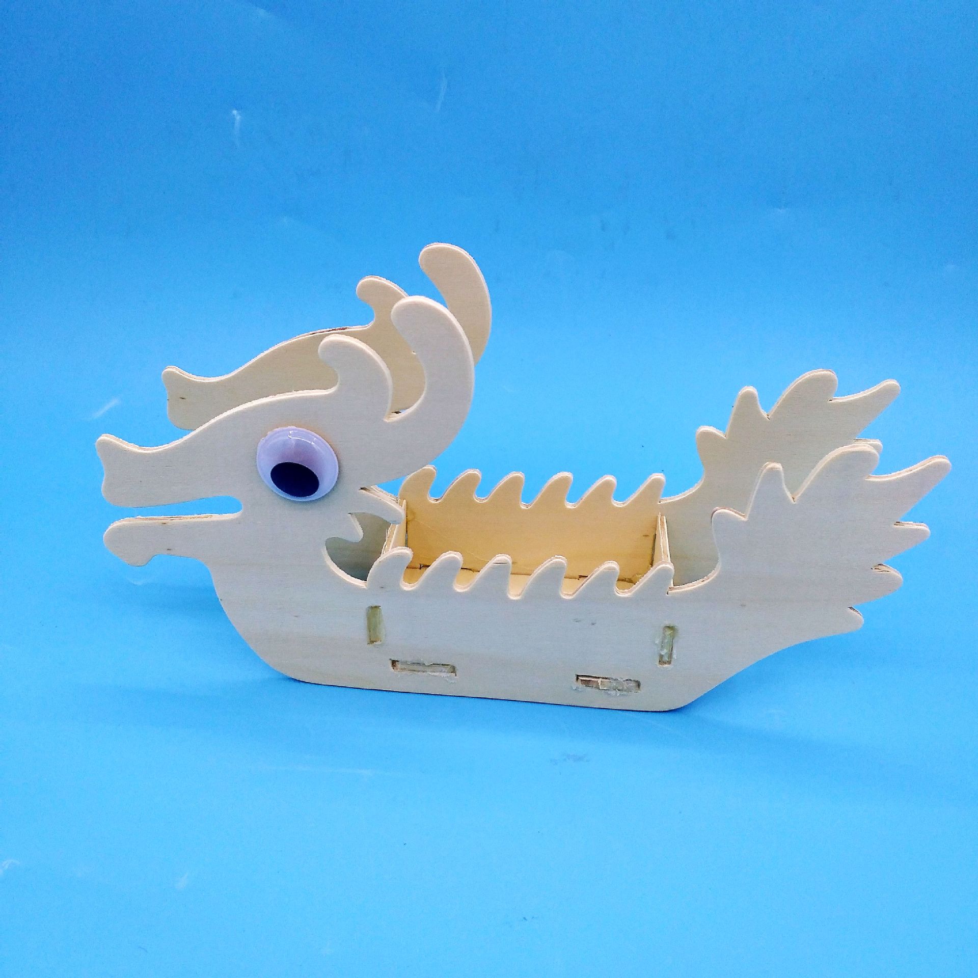 涂色玩具_龙舟拼图 木制拼装涂色玩具 幼儿园小学学生手工课 - 阿里巴