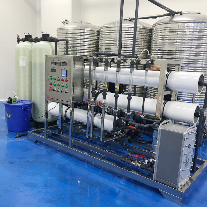 单级/双级edi超纯水设备实验室专用高纯度纯净水大型ro反渗透设备