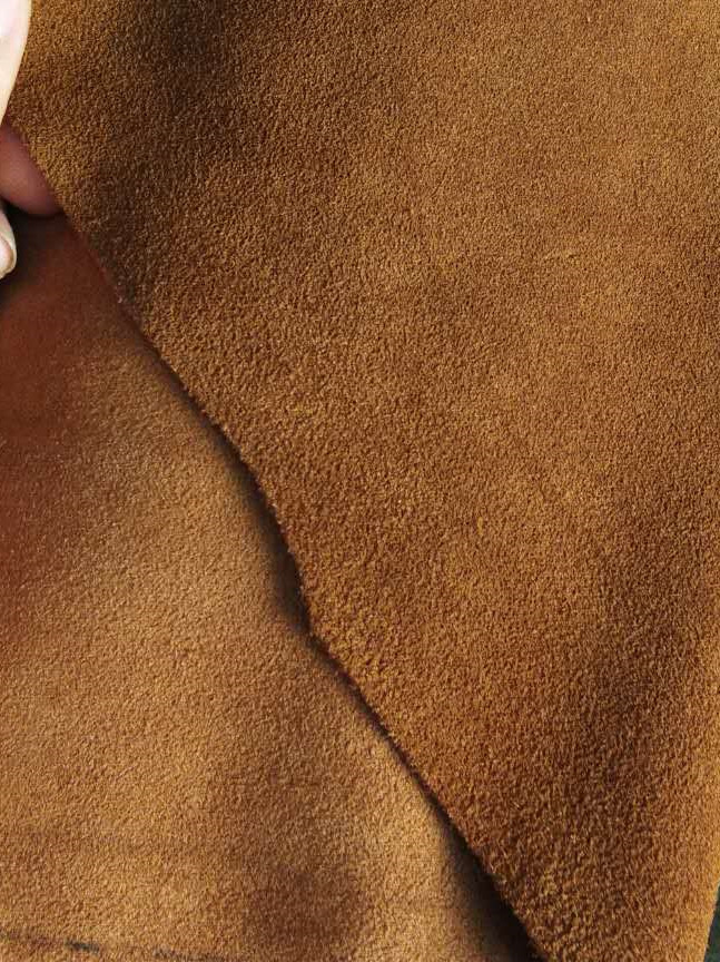 义乌哈牛皮革 牛反绒棕色牛二层绒皮黑色等各种颜色 现货提供