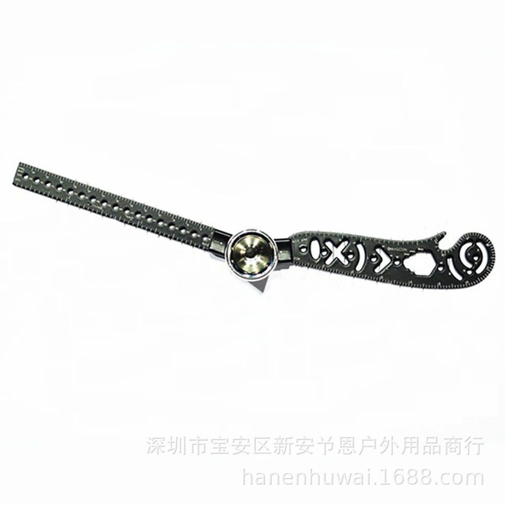 edc多功能绘图尺 外贸magcon创意画图工具美术磁性圆规尺作图套装