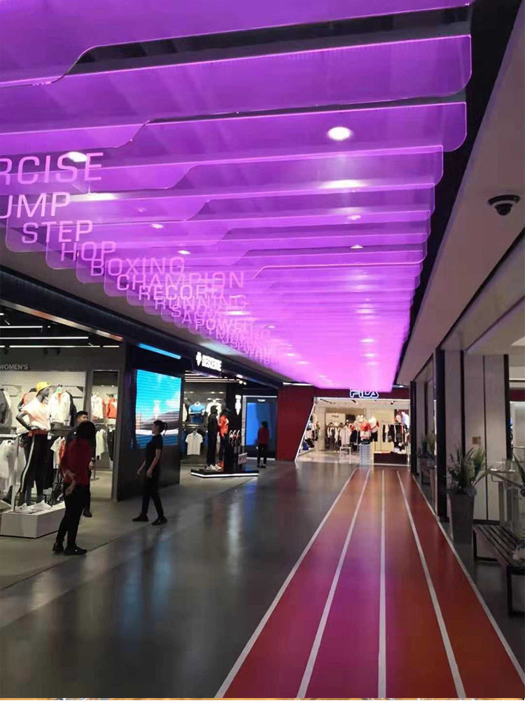 厂家直销亚克力浇铸板纳米激光切割打点透明发光板户外工程景观灯