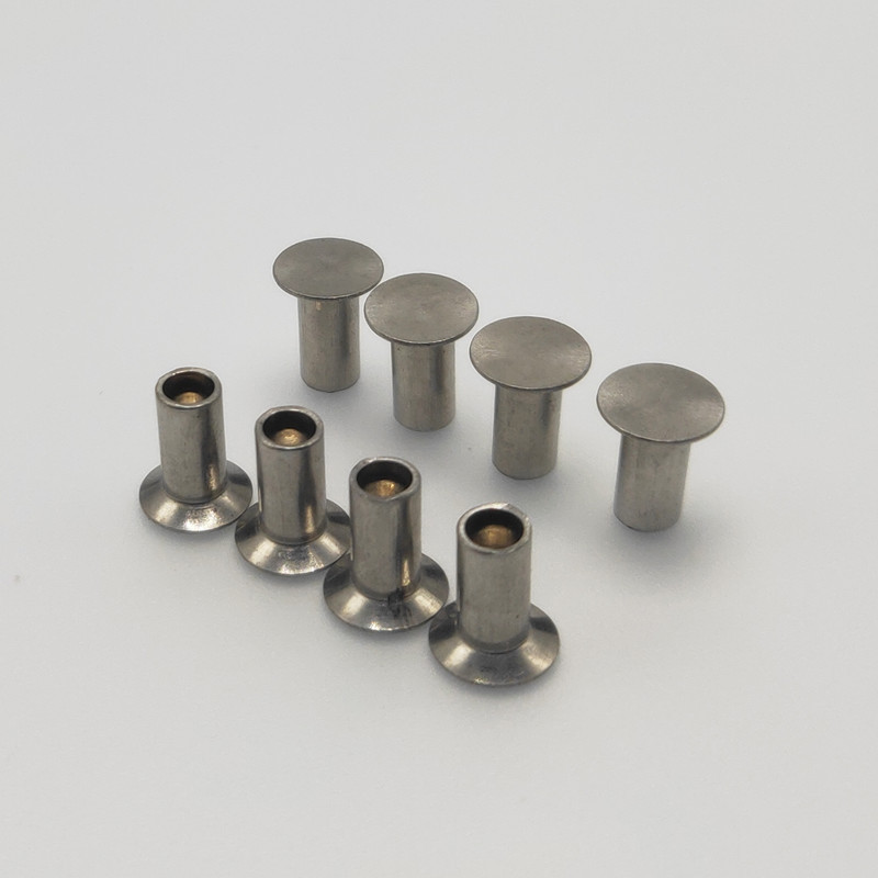 沉头半空心铆钉m2-10 平头不锈钢304铆钉 用于电器设备 可定制