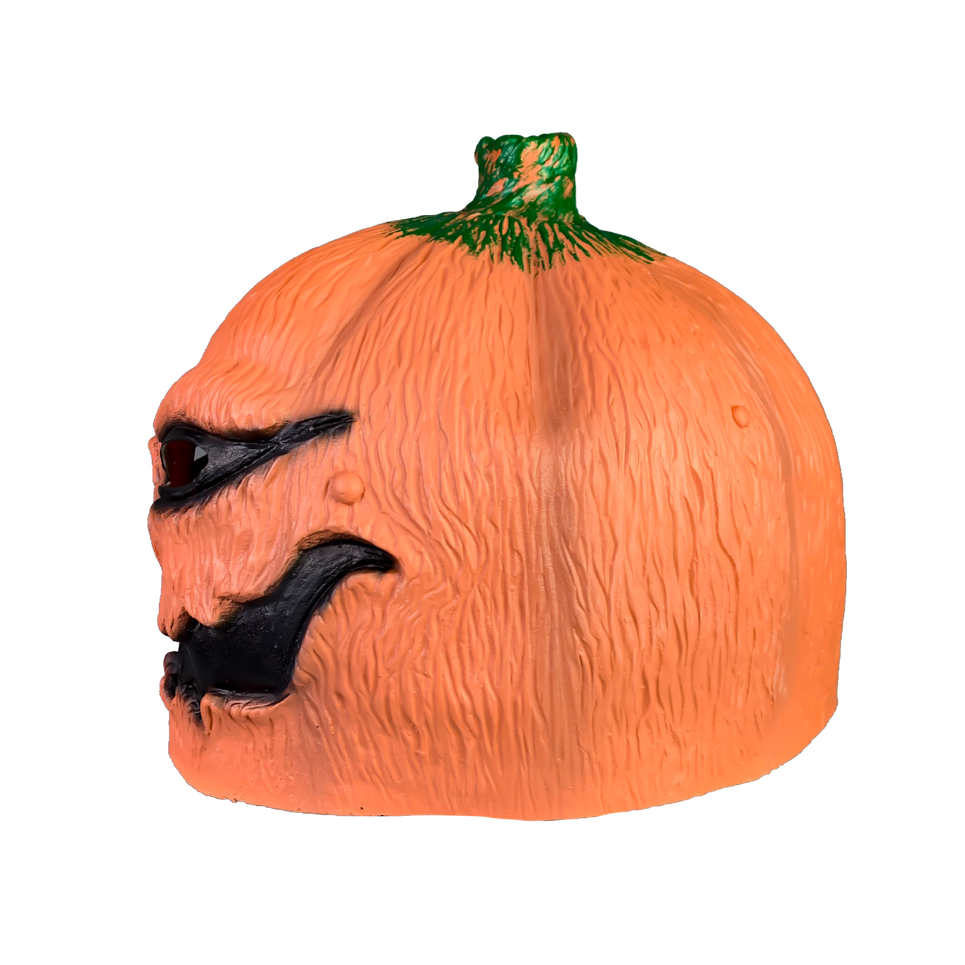 万圣节南瓜头面具 恐怖搞怪假面乳胶舞会装扮演出摆件cos道具