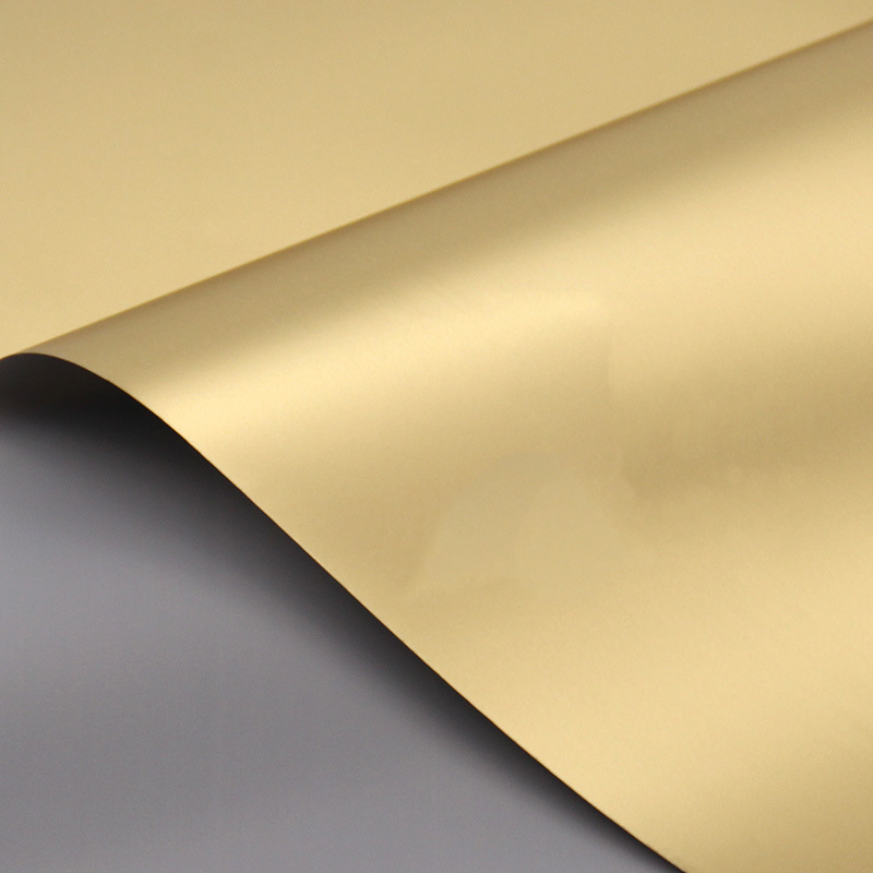 花材批发防水留金纸双面欧雅纸流金纸鎏金纸礼品鲜花包装纸包花纸