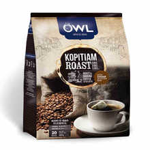 马来西亚进口OWL猫头鹰特浓咖啡乌400g研磨袋泡二合一无植脂末