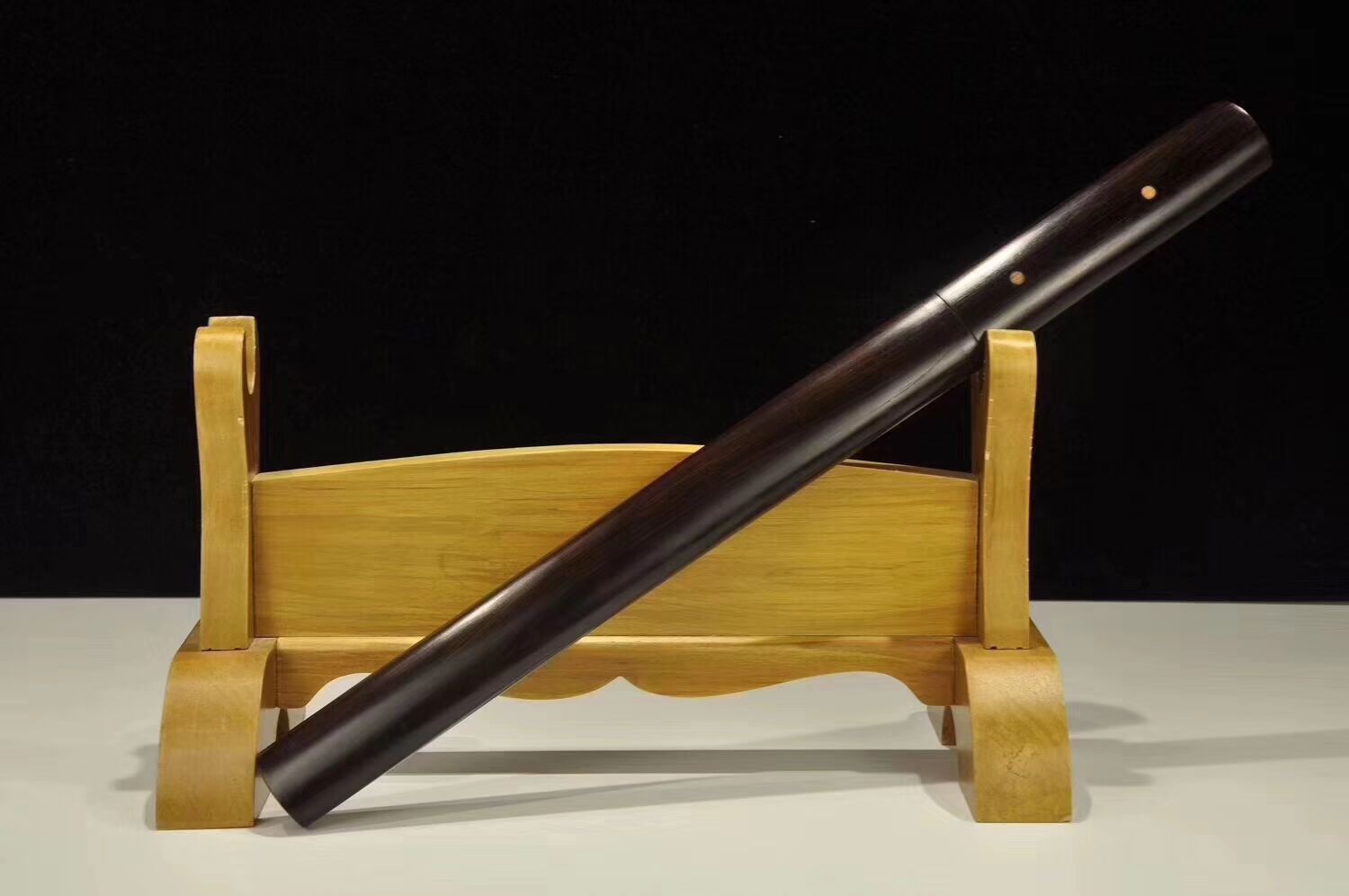 黑檀短刀 龙泉市剑庐宝剑厂 健身器械 不开刃