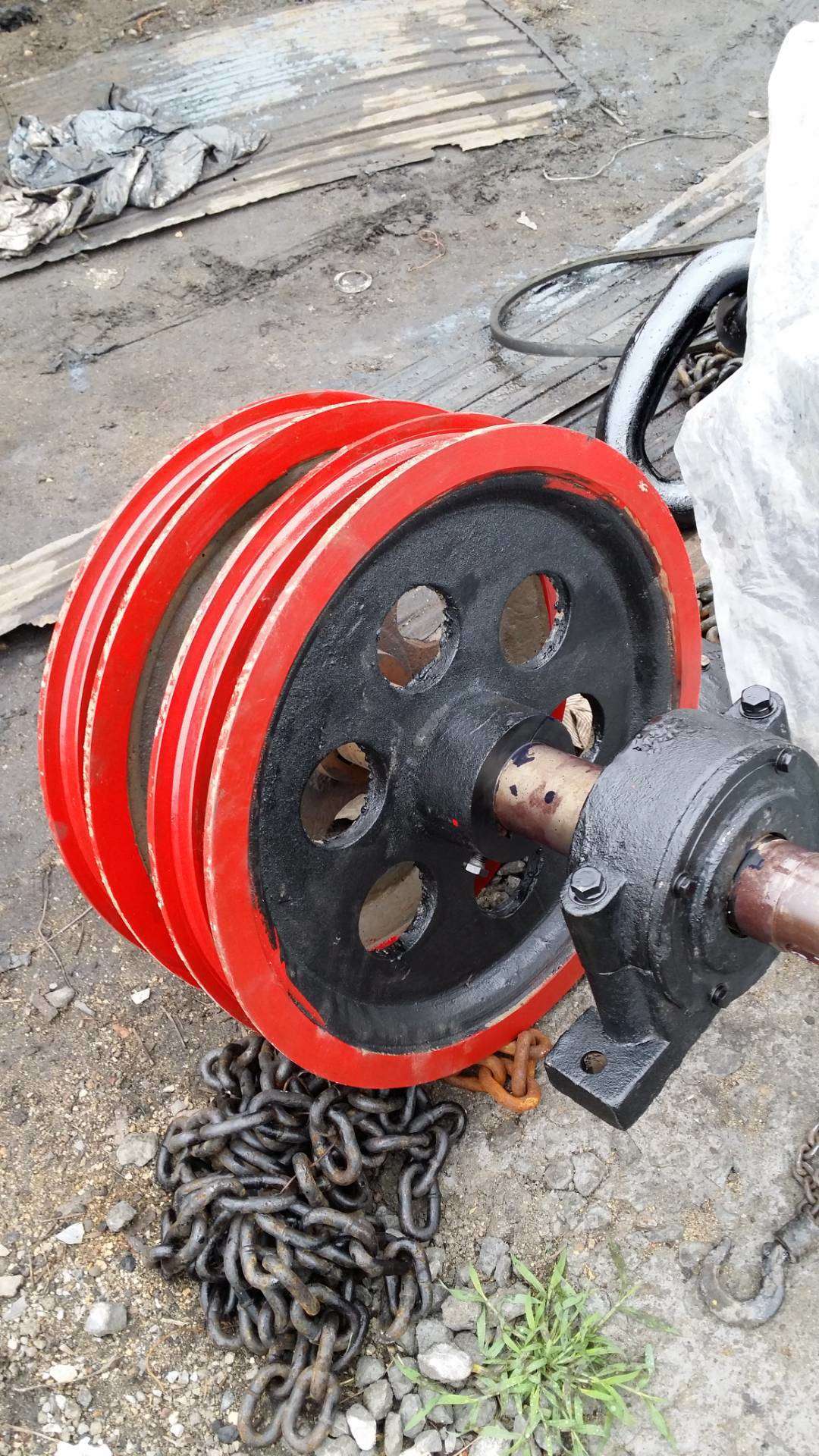 工厂定制环链提升机链轮矿用链轮工程用工业用环链提升机链轮