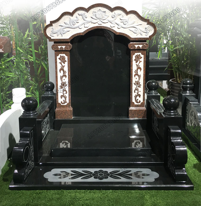 贵州毕节市大量山西黑公墓 艺术碑 富士熙和墓碑厂家直销