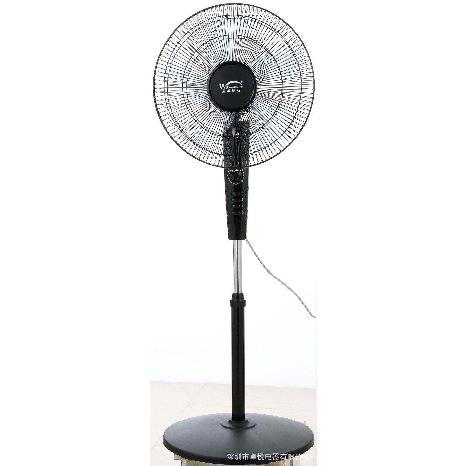 礼品电风扇厂家 落地扇 静音 摇头立式家用风扇16寸会销新款风扇