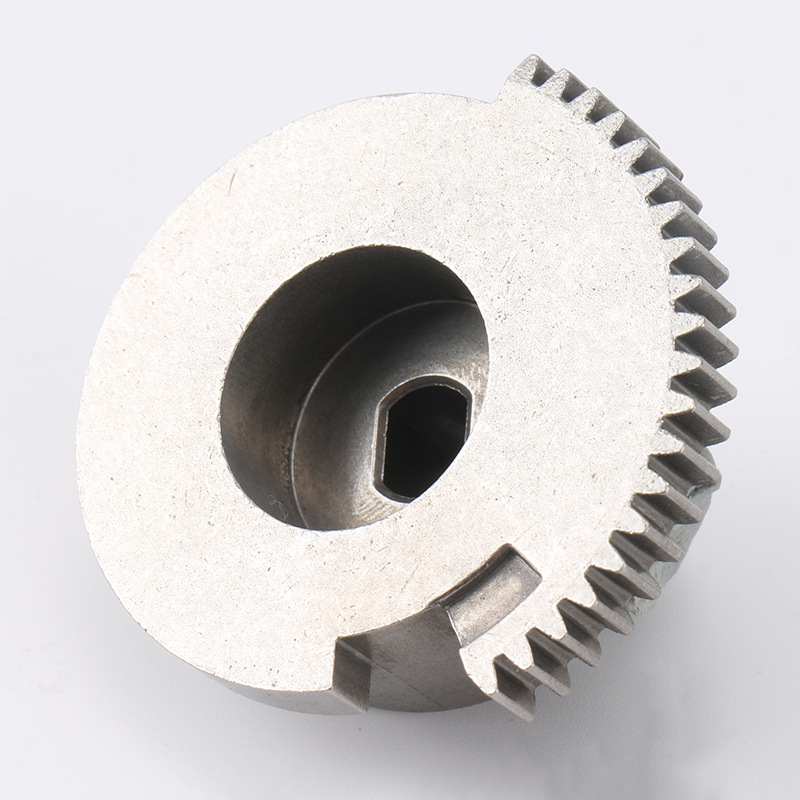扇形齿轮传动齿轮汽车配件 粉末压铸粉末冶金来图定制齿轮
