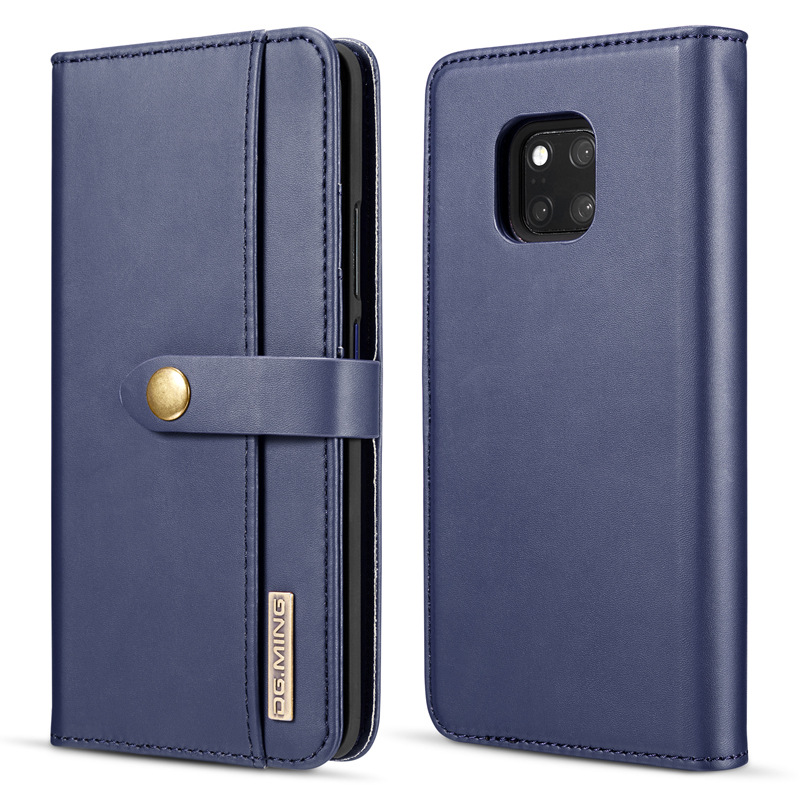 华为mate20复古小羊皮真皮手机套磁扣分体翻盖钱包mate20 pro皮套