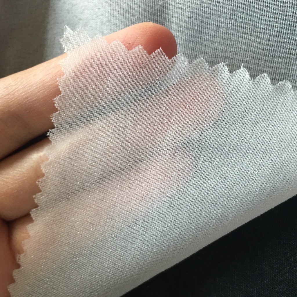 75d平纹针织服装衬布选择手感 8075女装时装衬布 有纺粘合衬