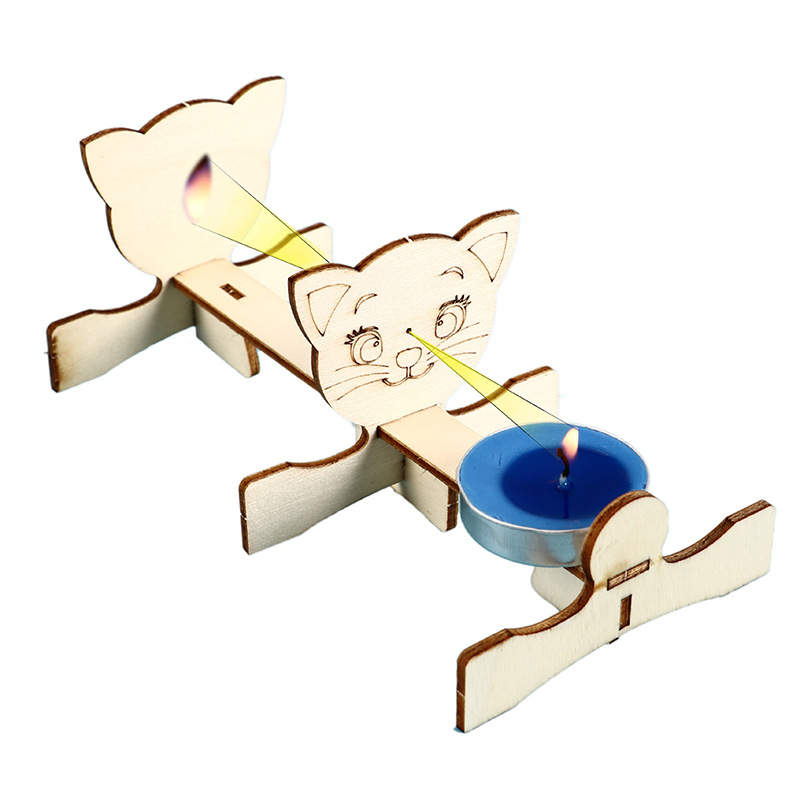 小孔成像拼装装置小学生初中科学实验教具科技制作物理实验仪器材