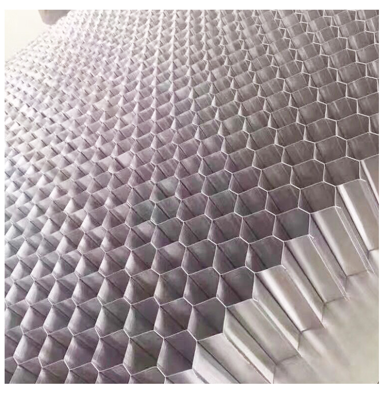 44抗压强度铝蜂窝门芯