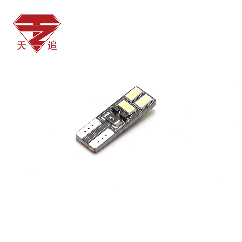 汽车LED示宽灯T10-5630-6smd 双面带解码 牌照灯 车厢灯 跨境专供