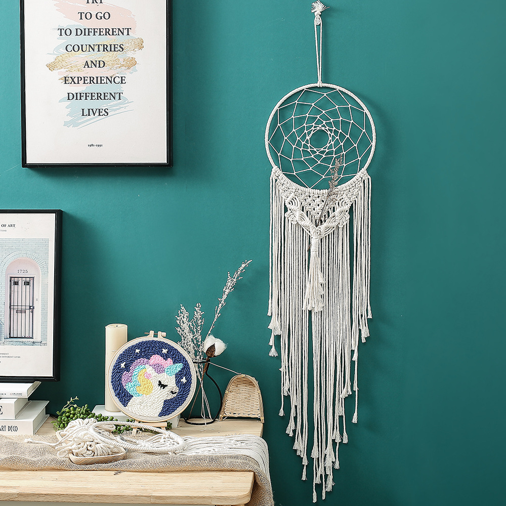 Foreign Trade Exclusive for Ins Decoration Nordic Style Dreamcatcher Tapestry Home Wall Pendant Night Market Stall Supply Gt010