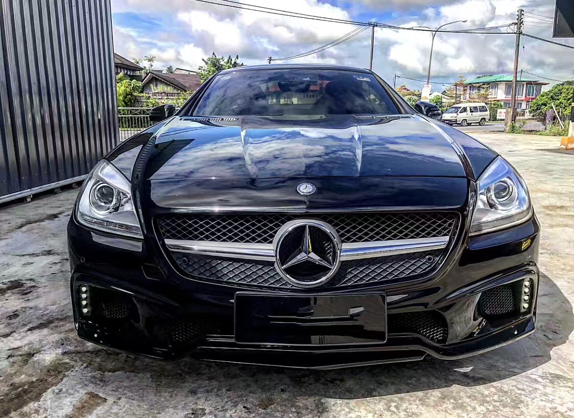 奔驰slk改装wald包围 slk级r172改wald大包围前杠 后杠 尾翼 侧裙