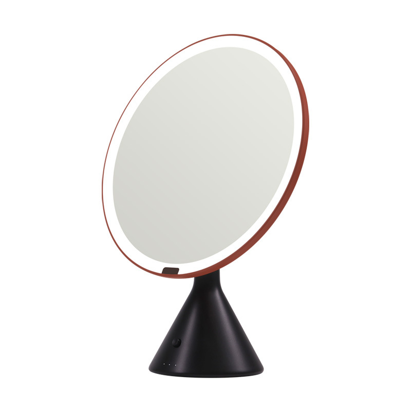 Direct LED Light Makeup Mirror Daylight Intelligence Large round Mirror Professional Beauty Desktop Fill Light Mirror