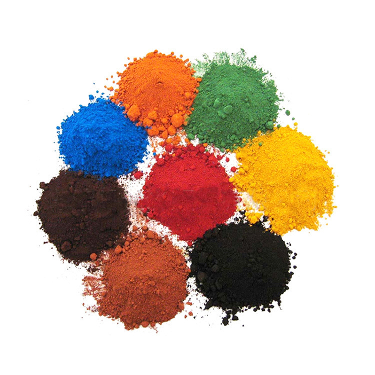 彩色透水混凝土色粉透水地坪砼材料改色水泥调色水泥路面色差颜料