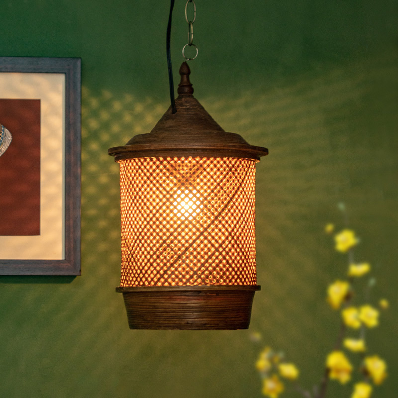 东南亚风格吊灯_风格 吊灯 泰式竹编灯饰餐家居仿古创意1647