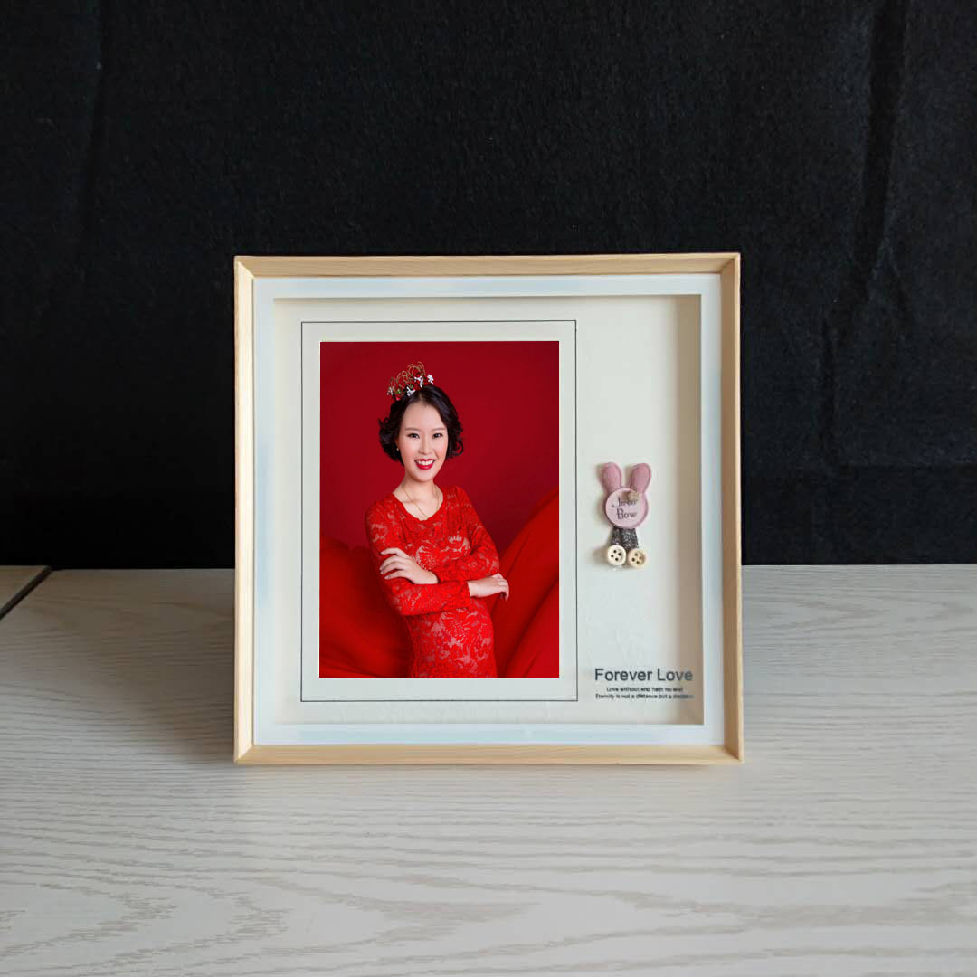 7寸卡通实木摆台卡纸相框 出售各种相册封面 挂墙框 实木相框