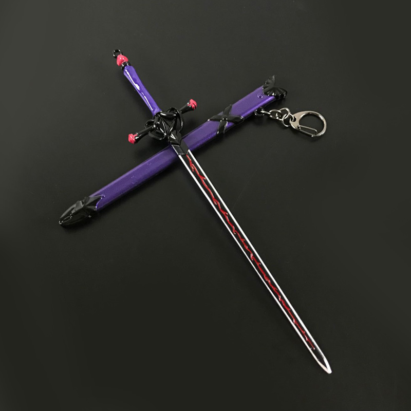 动漫周边命运长夜fate贞德剑武器模型 22cm带鞘兵器刀扣