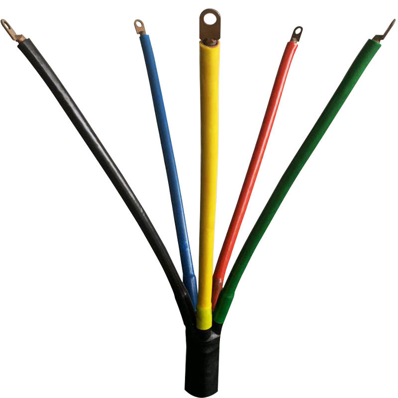 电缆终端头1kv高压四五指套热缩管绝缘套管硅胶低压热缩电缆附