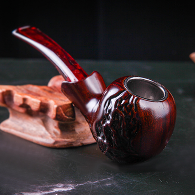 长丰烟斗军插旱烟袋老式过滤烟斗传统胶木烟袋旱烟杆男士 cf-665