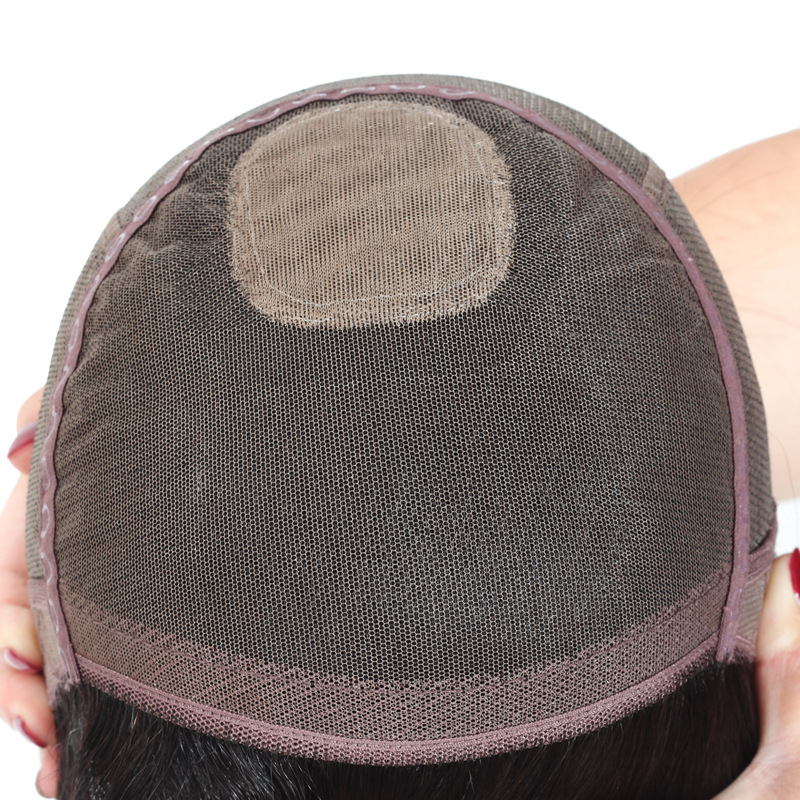 真发假发女手织递针头旋毛胚假发头套男女通用许昌假发厂家直销