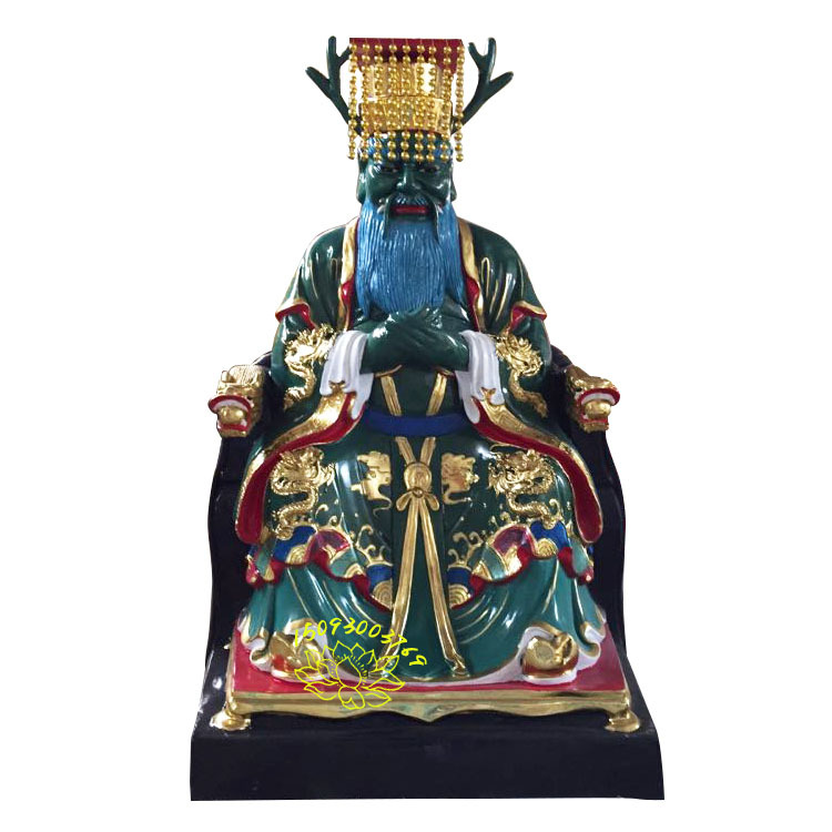 树脂龙王爷神像 塑钢青龙王佛像图片 玻璃钢求雨保平安黑龙爷神像