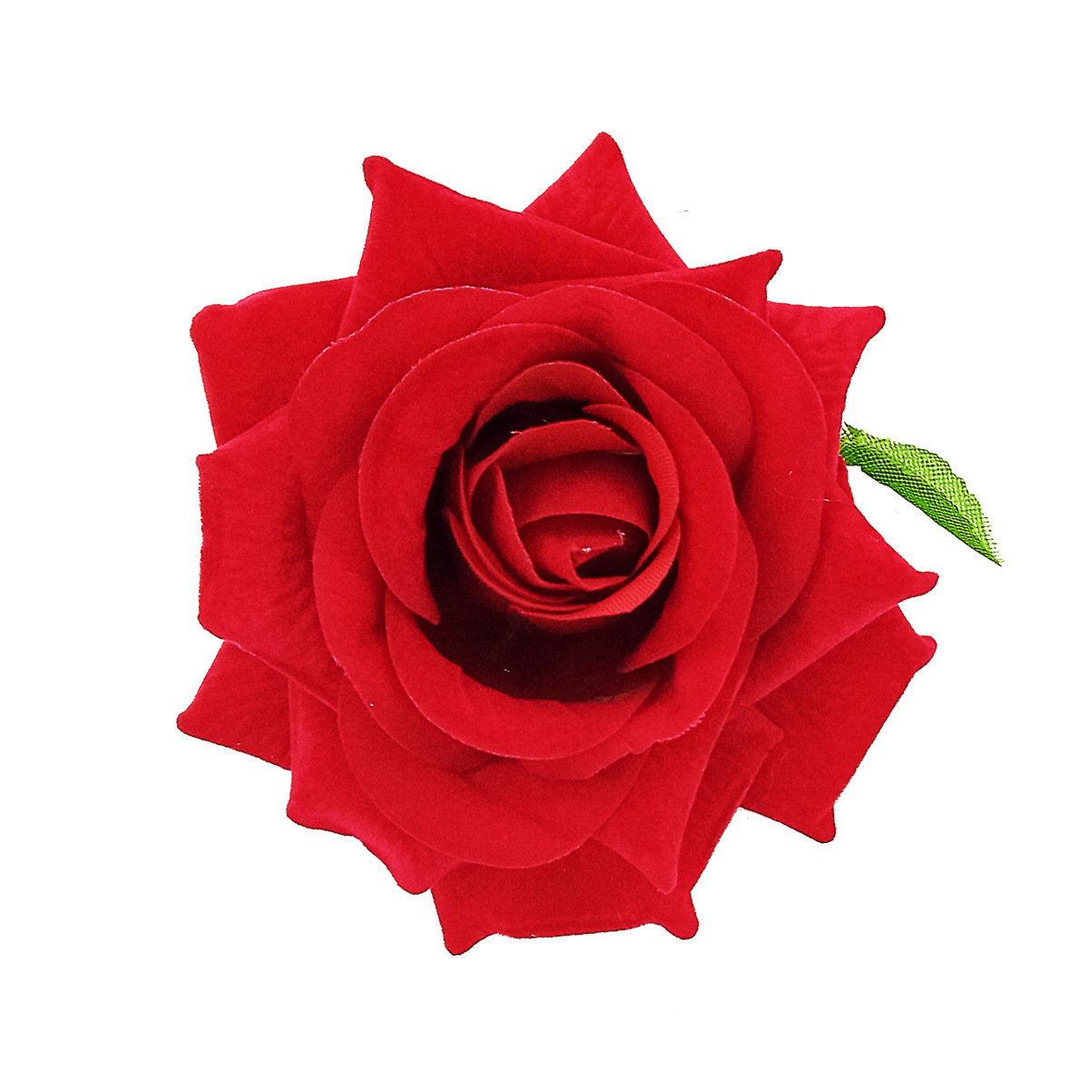 7cm单面绒玫瑰花头饰婚礼新郎新娘胸花别针 仿真花朵头花发夹发饰