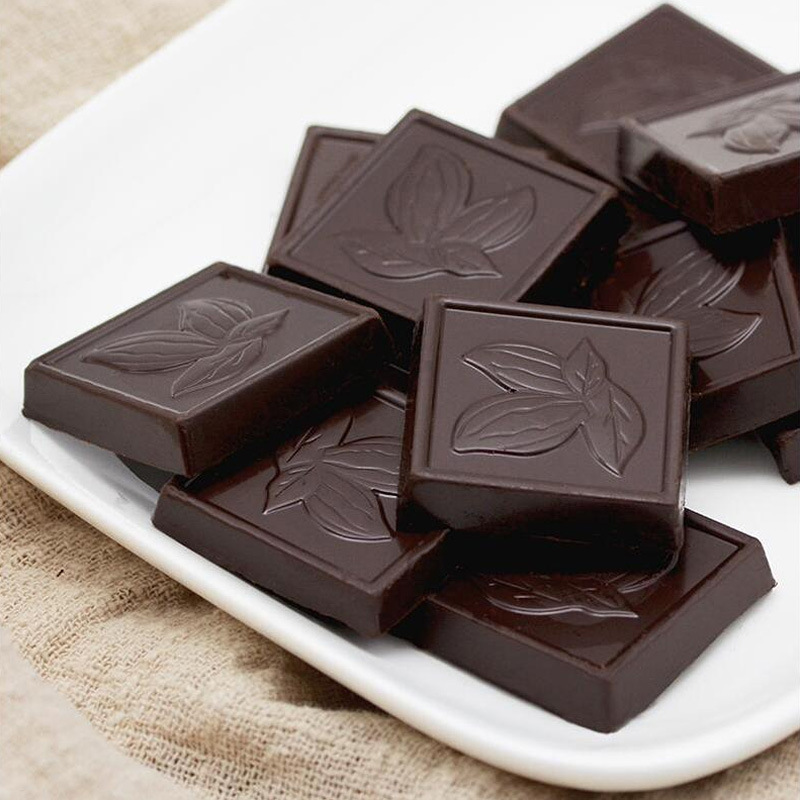 法国进口纯黑可可脂黒巧 cemoi/赛梦90�r%迷你黑巧克力 排块