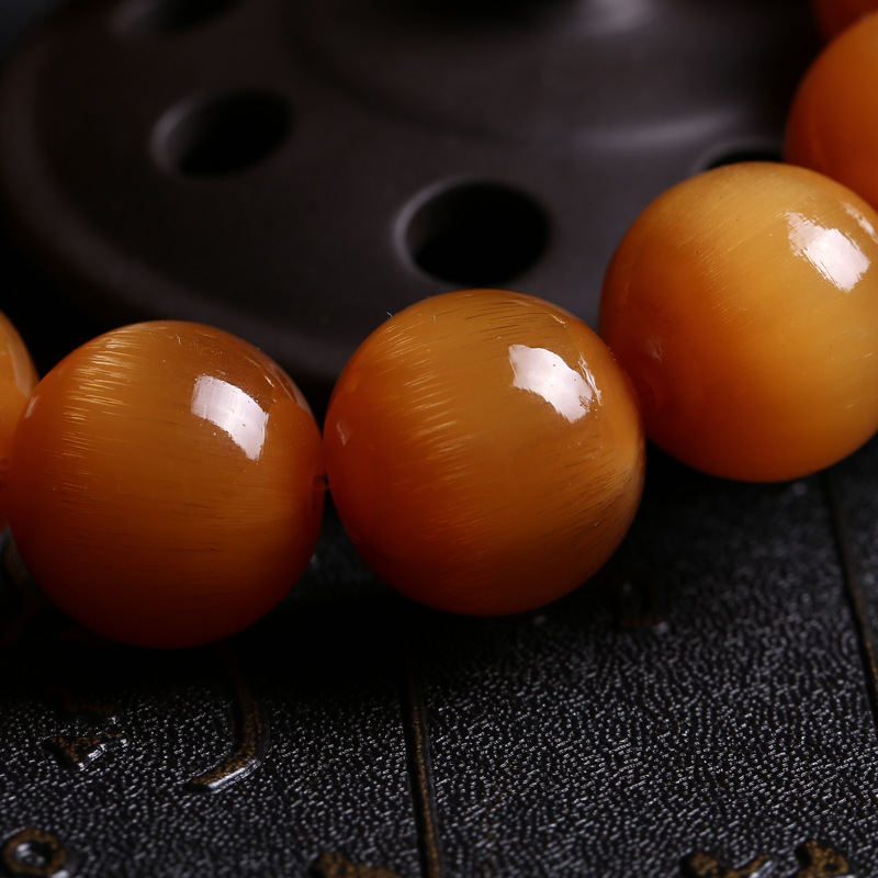 黄金甲山龟壳手串手链 山龟佛珠手串男女款