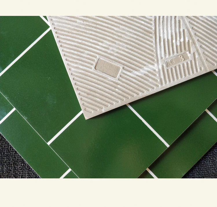 墨绿色格子瓷砖300×300厨房卫生间小方格墙砖餐厅吧台邮政绿地砖