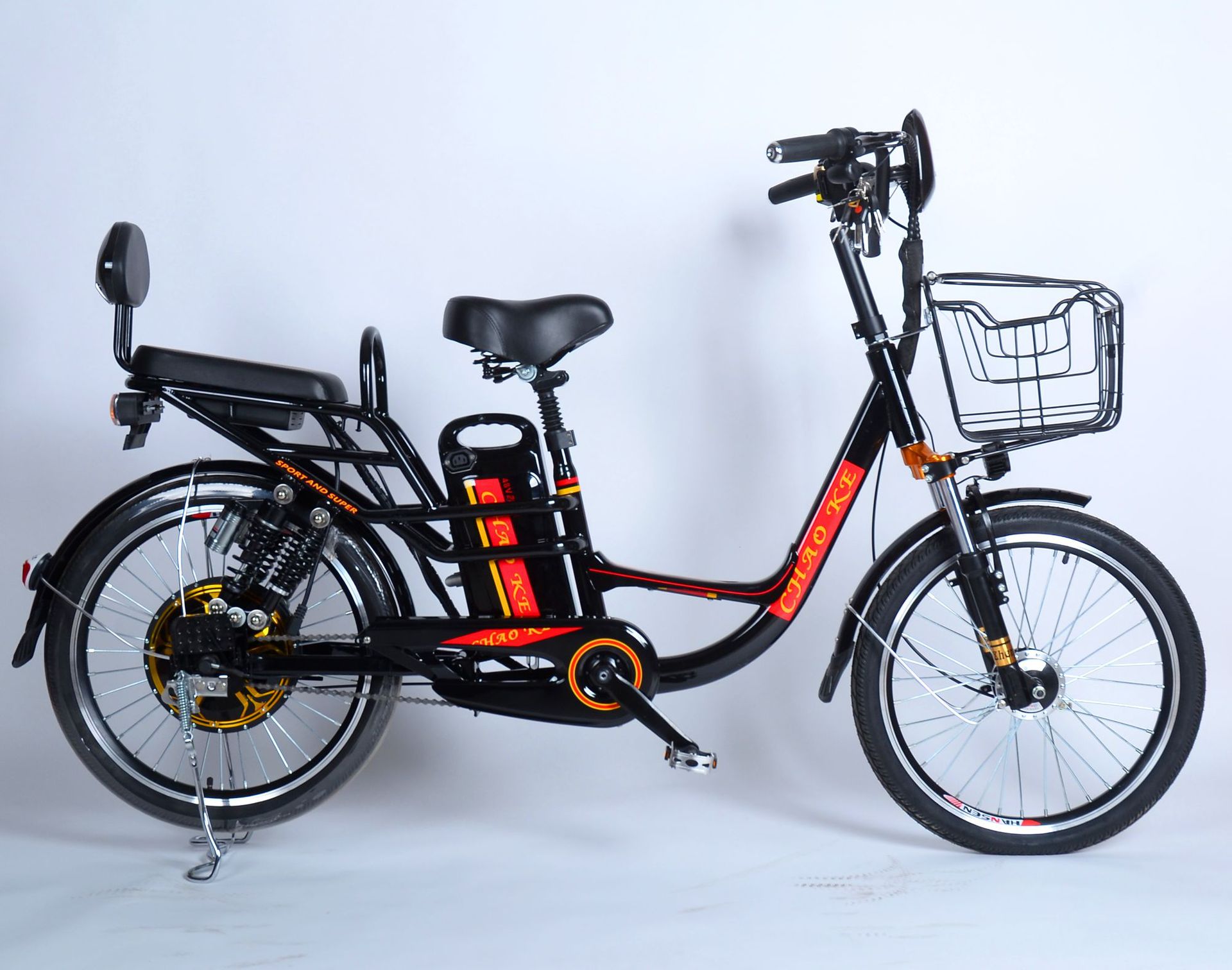 超科锂电动车电瓶锂电池外贸蓄电池48v三原锂电银鱼海霸款续航远